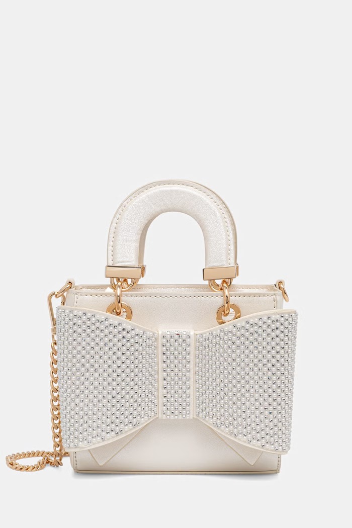 Aldo torebka crossbody damska z imitacji skóry NADIEA beżowy NADIEA.160