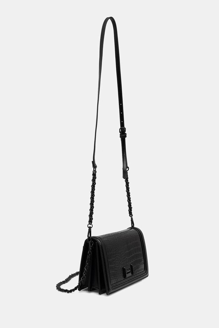 Aldo torebka crossbody damska z imitacji skóry VYVIIENNE VYVIIENNE.008 czarny SS26