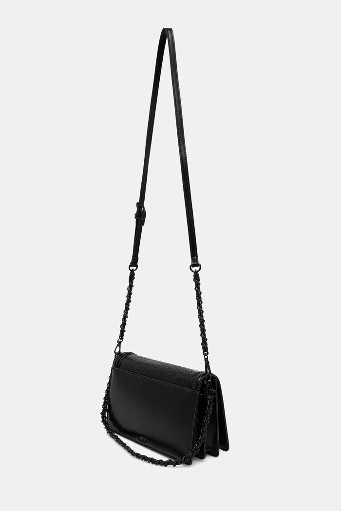 Akcesoria Aldo torebka crossbody damska z imitacji skóry VYVIIENNE VYVIIENNE.008 czarny