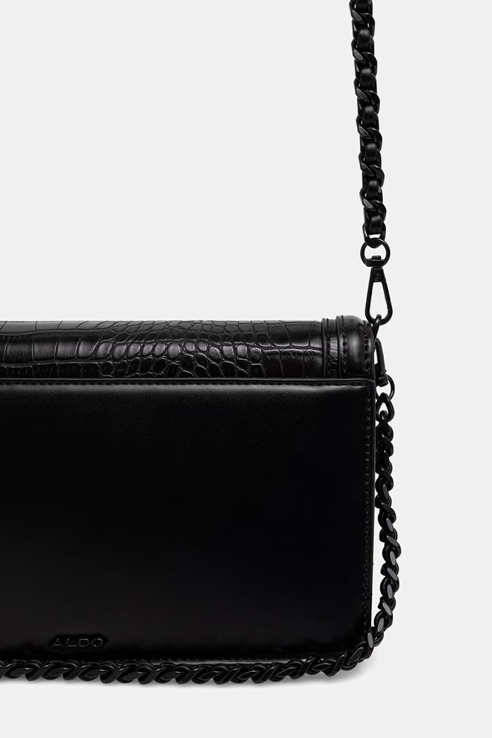 Aldo torebka crossbody damska z imitacji skóry VYVIIENNE czarny VYVIIENNE.008
