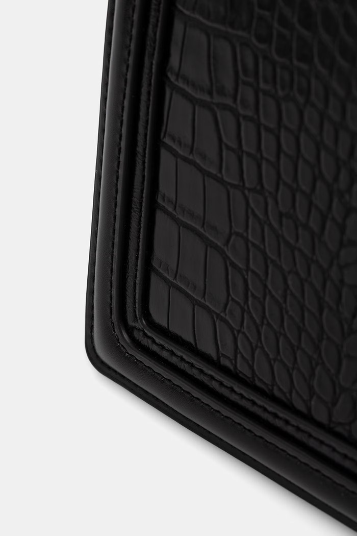 Aldo torebka crossbody damska z imitacji skóry VYVIIENNE VYVIIENNE.008 czarny