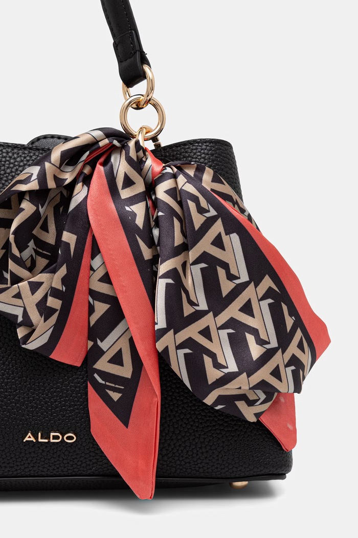 Aldo torebka crossbody damska z imitacji skóry TENTERDEN czarny TENTERDEN.001