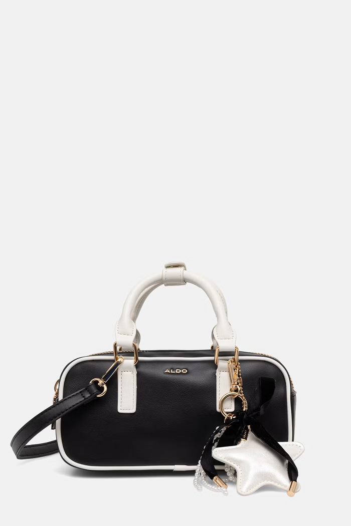 Aldo torebka crossbody damska z imitacji skóry LUNABELLE czarny LUNABELLE.001