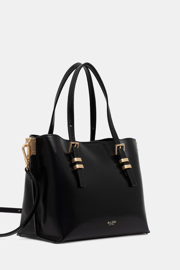 Aldo torebka crossbody damska z imitacji skóry ELONORIA ELONORIA.006 czarny SS26