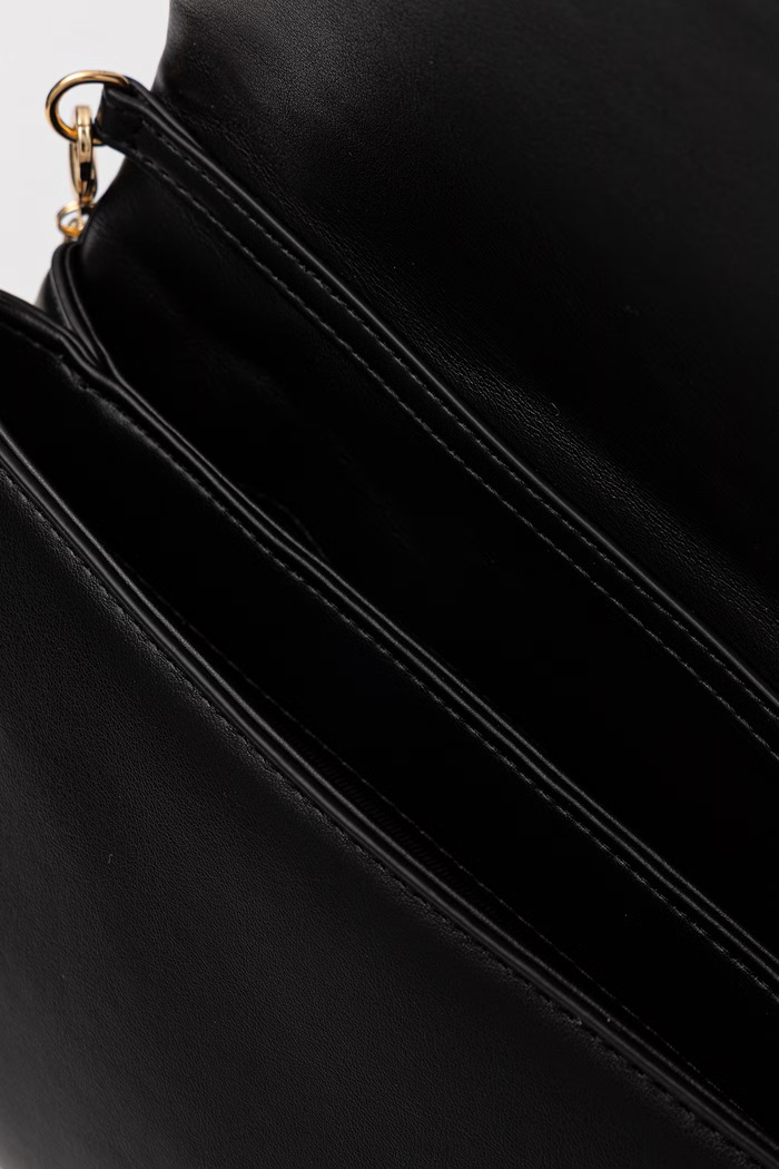 Love Moschino torebka crossbody damska z imitacji skóry JC4043PP0OLC0000 czarny