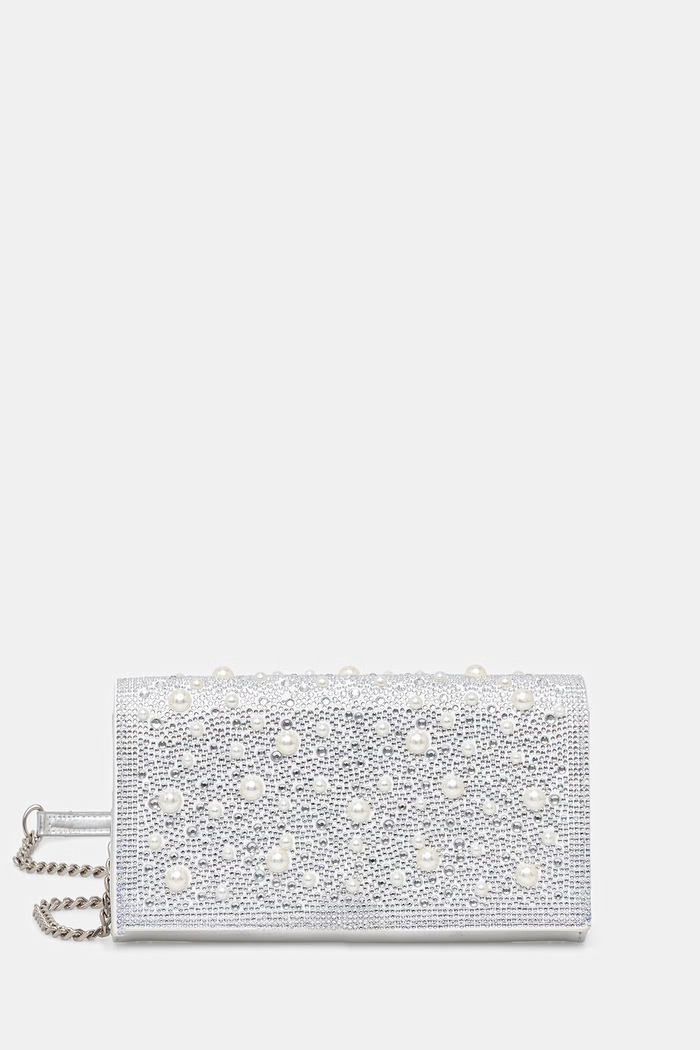 Steve Madden torebka crossbody damska Beforever srebrny SM13002319
