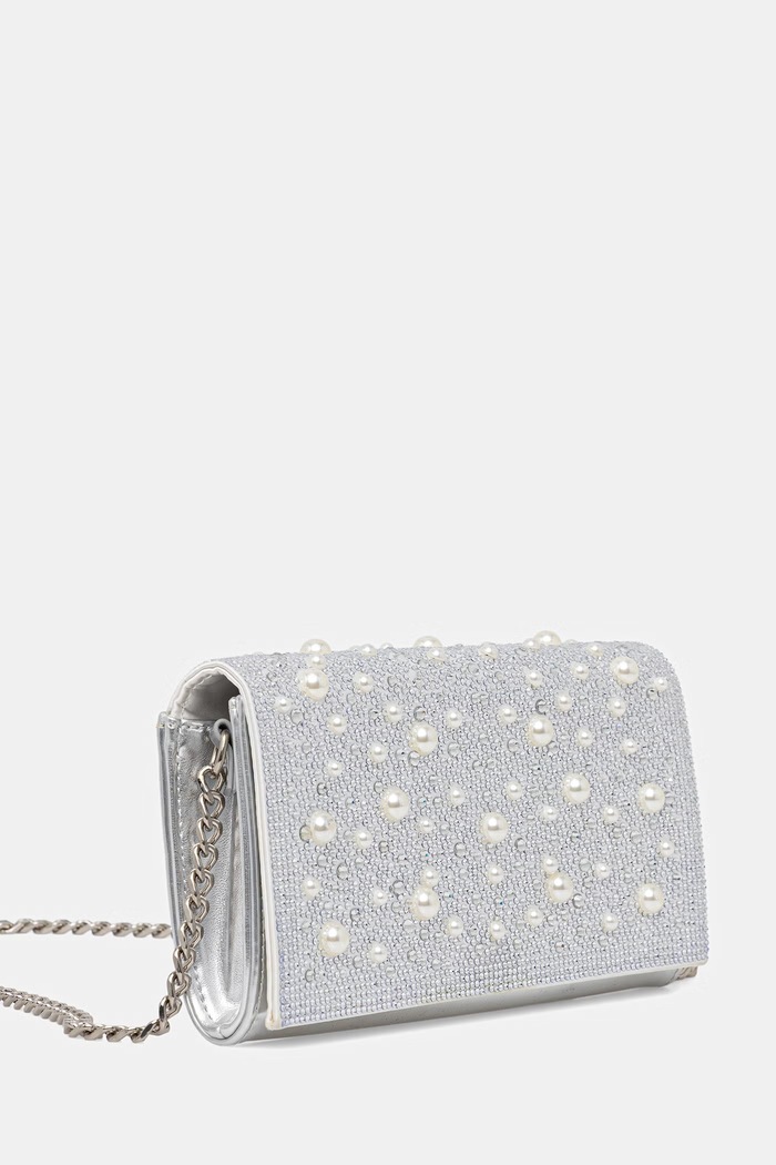 Steve Madden torebka crossbody damska Beforever SM13002319 srebrny SS26