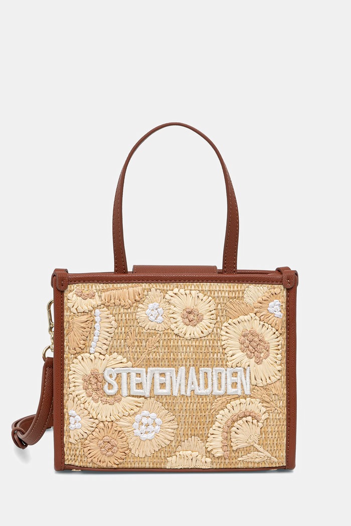 Steve Madden torebka crossbody damska pleciona Bdecor-E brązowy SM13002536