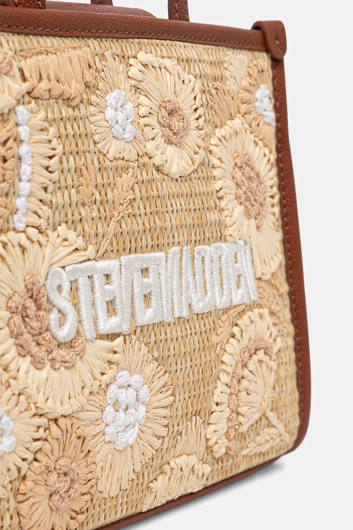 Steve Madden torebka crossbody damska pleciona Bdecor-E brązowy SM13002536