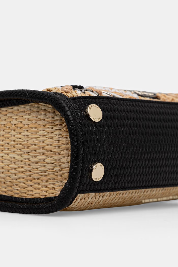 Steve Madden torebka crossbody damska pleciona Bdecor-B SM13002535 beżowy