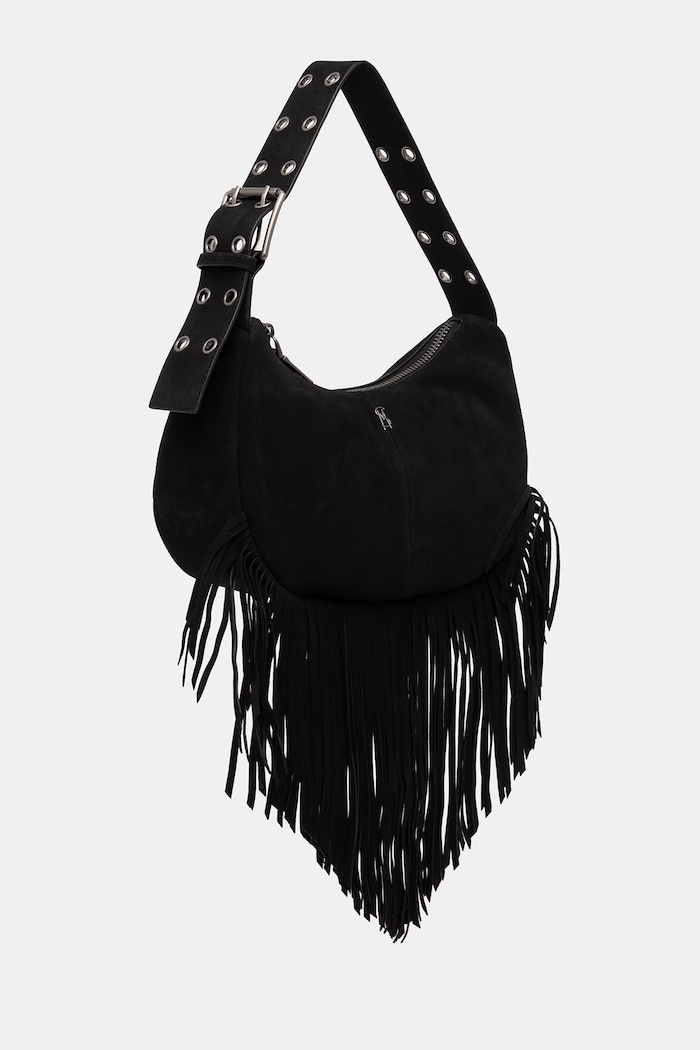 Steve Madden torebka damska zamszowa Bblaize SM13002525 czarny SS26
