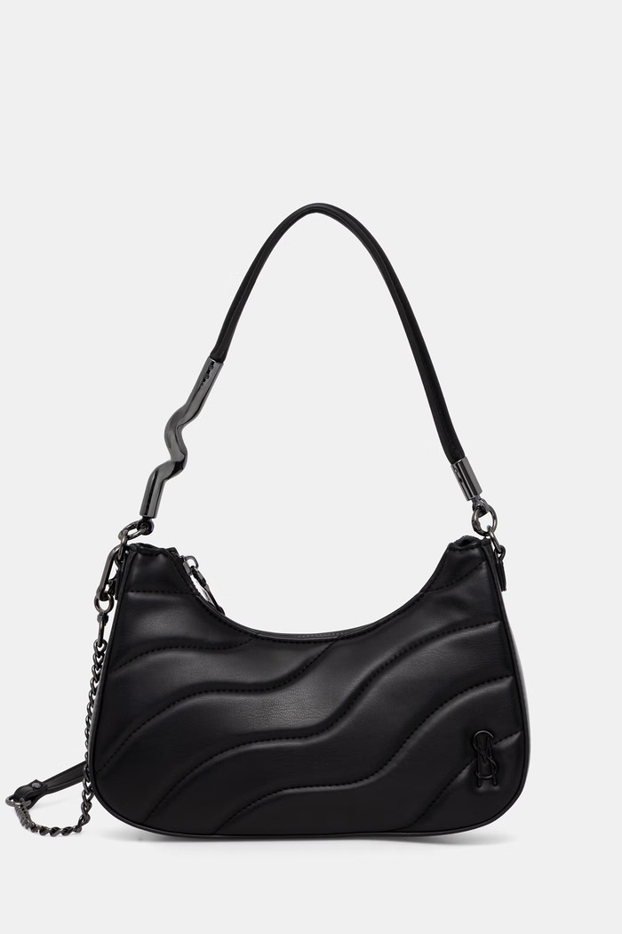 Steve Madden torebka crossbody damska z imitacji skóry Bazura czarny SM13002367