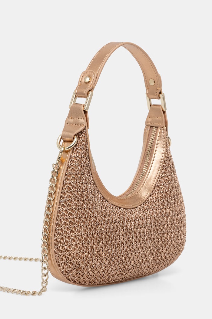 Steve Madden torebka hobo damska Bascend SM13002541 złoty SS26