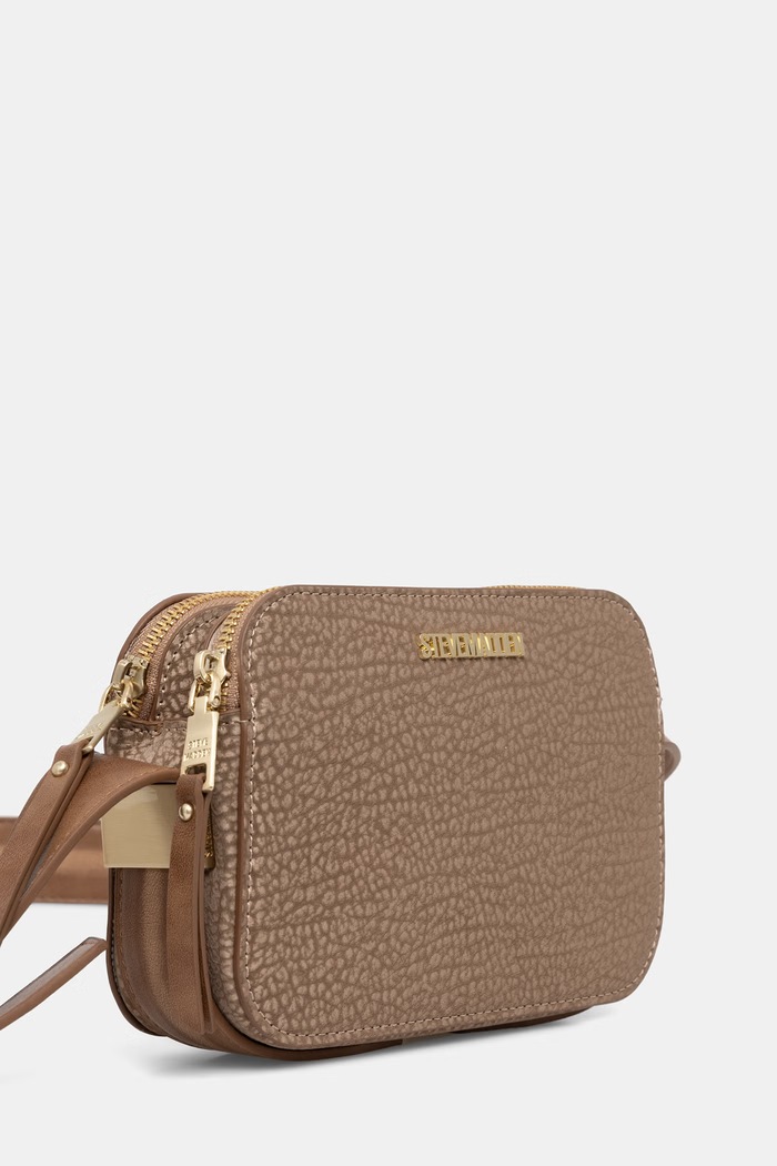 Steve Madden torebka crossbody damska z imitacji skóry Baradia SM13002418 beżowy SS26