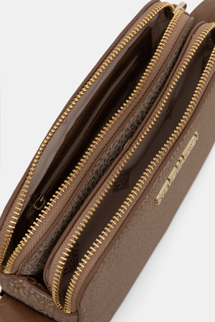 Steve Madden torebka crossbody damska z imitacji skóry Baradia SM13002418 beżowy