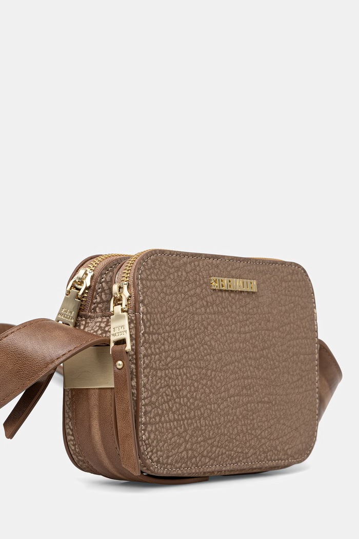 Steve Madden torebka crossbody damska z imitacji skóry Baradia SM13002418 brązowy SS26