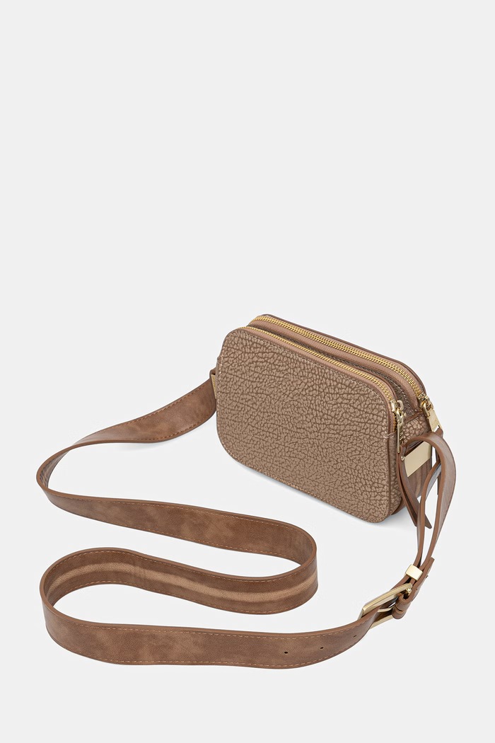 Akcesoria Steve Madden torebka crossbody damska z imitacji skóry Baradia SM13002418 brązowy