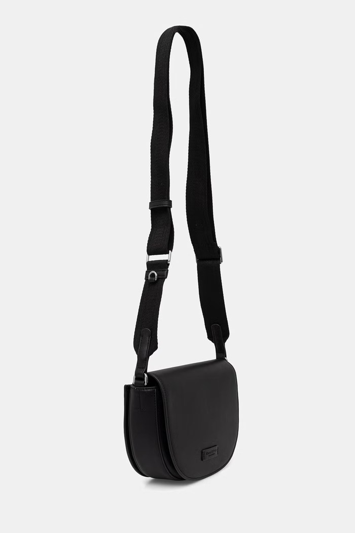 Marc O'Polo torebka crossbody damska z imitacji skóry 5000011579 czarny SS26