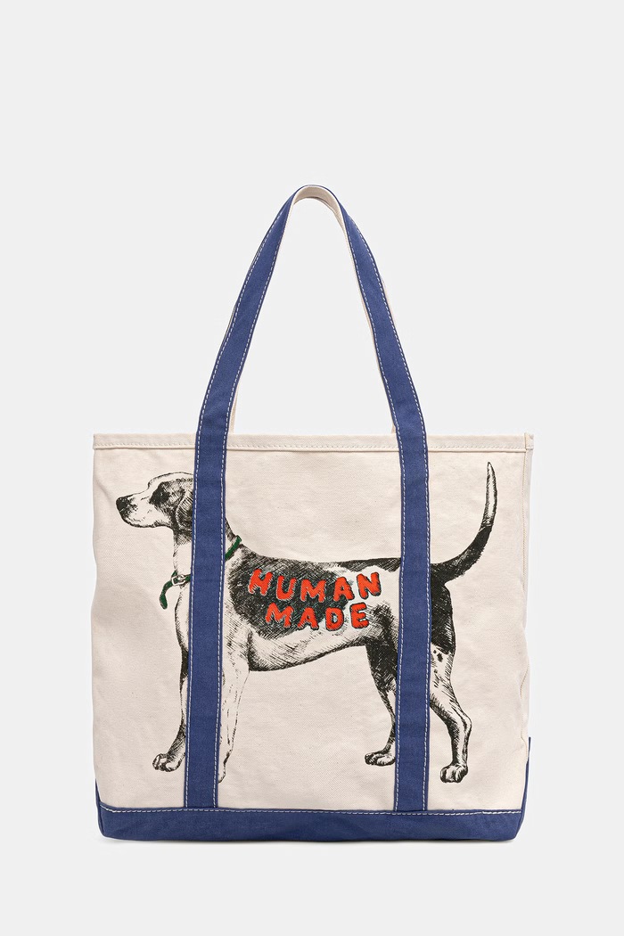 Human Made torebka tote damska bawełniana beżowy HM31GD055