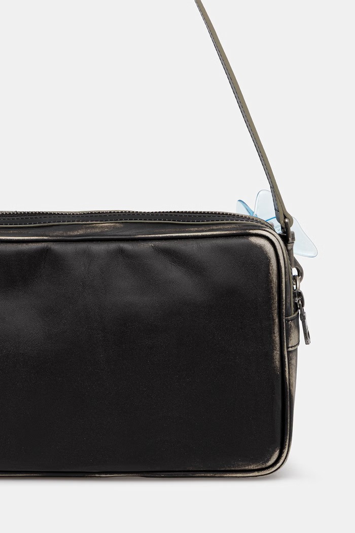 Accessories Andersson Bell Butterfly crossbody bag Women's leather aaa533w black