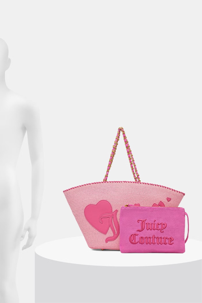 Juicy Couture plážová kabelka dámska pletená ALMA BEACH BASKET BEJ0A9952WXZ