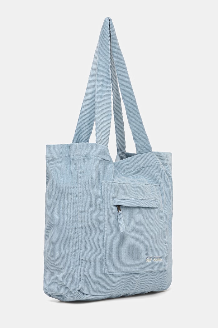 Rip Curl tote bag pentru femei, din catifea reiată 03NWSB albastru SS26