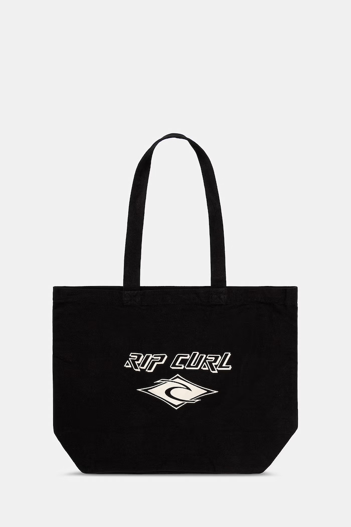 Rip Curl geantă shopper pentru femei, din bumbac CLASSIC SURF negru 035WSB