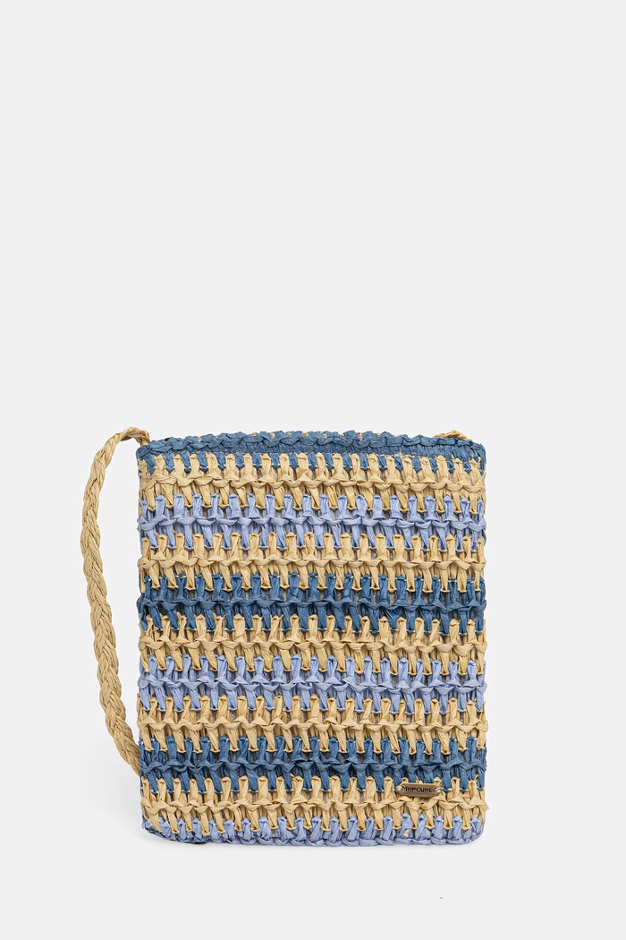 Rip Curl geantă crossbody pentru femei împletită CLASSIC SURF bej 03KWSB