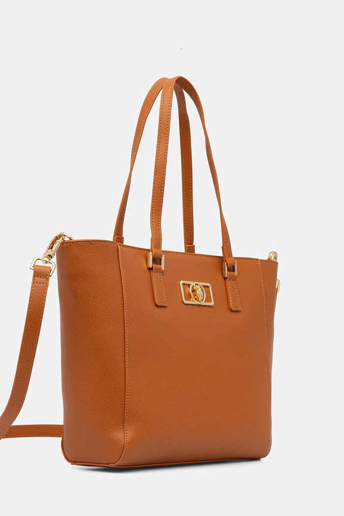 U.S. Polo Assn. geantă crossbody pentru femei, cu imitație de piele JONES CHIC BEUXT8674WVP.521 portocaliu SS26