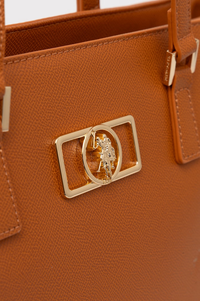 U.S. Polo Assn. geantă crossbody pentru femei, cu imitație de piele JONES CHIC portocaliu BEUXT8674WVP.521