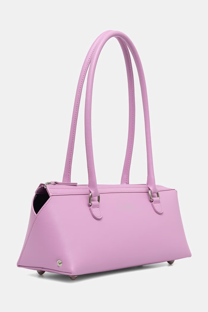 MM6 Maison Margiela torebka bagietka damska z imitacji skóry SB6ZH0040.P9061 różowy SS26