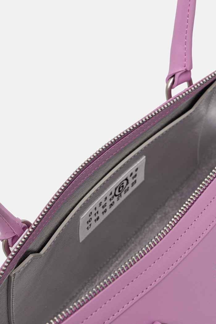 MM6 Maison Margiela torebka bagietka damska z imitacji skóry SB6ZH0040.P9061 różowy