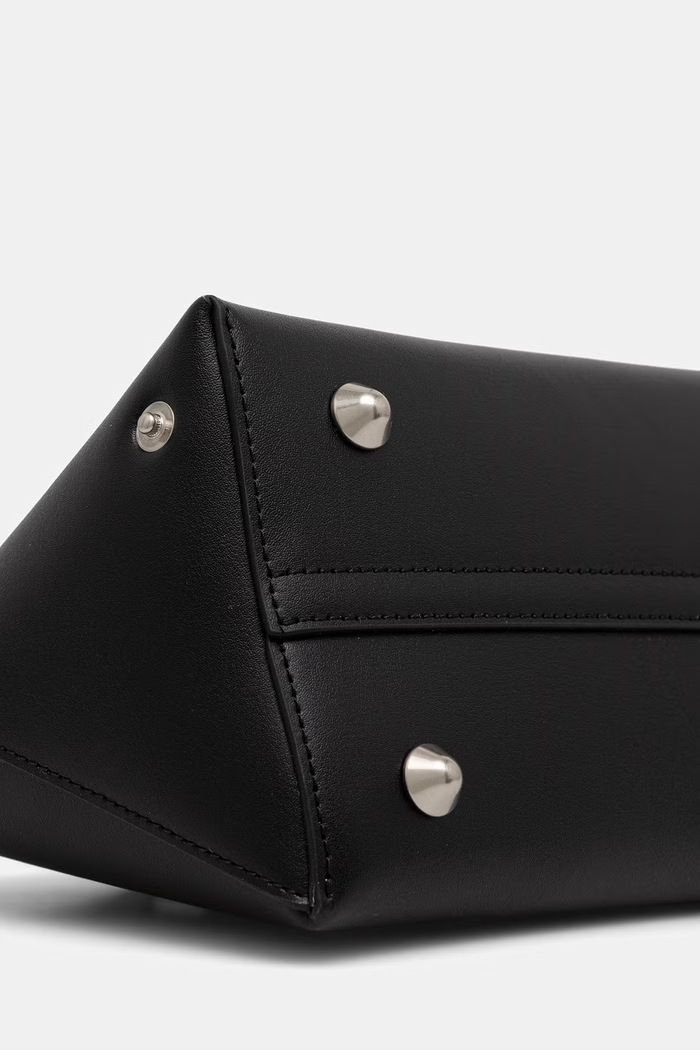 MM6 Maison Margiela torebka bagietka damska z imitacji skóry czarny SB6ZH0040.P9061