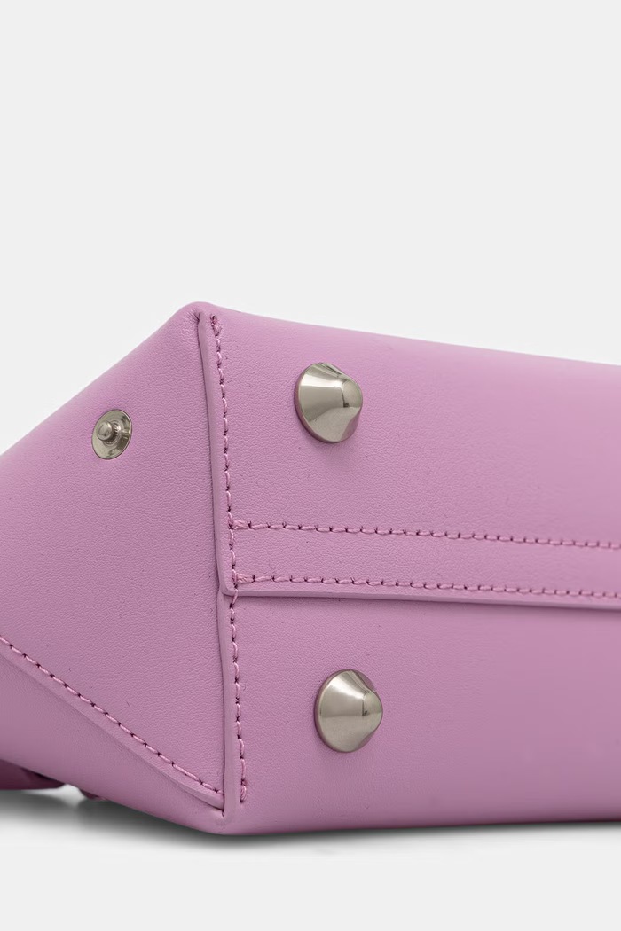 MM6 Maison Margiela torebka bagietka damska skórzana różowy SB6ZH0039.P9061