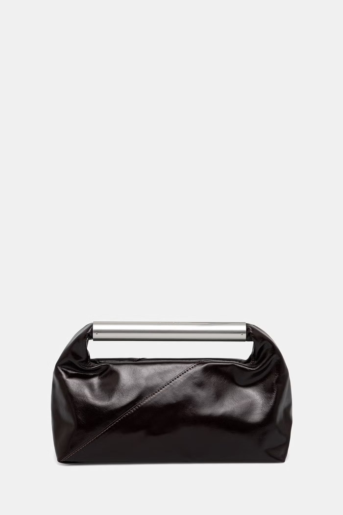 MM6 Maison Margiela torebka bagietka damska skórzana brązowy SB6WD0046.P7560