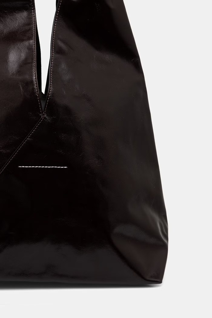 Akcesoria MM6 Maison Margiela torebka tote damska skórzana SB6WD0043.P7560 brązowy