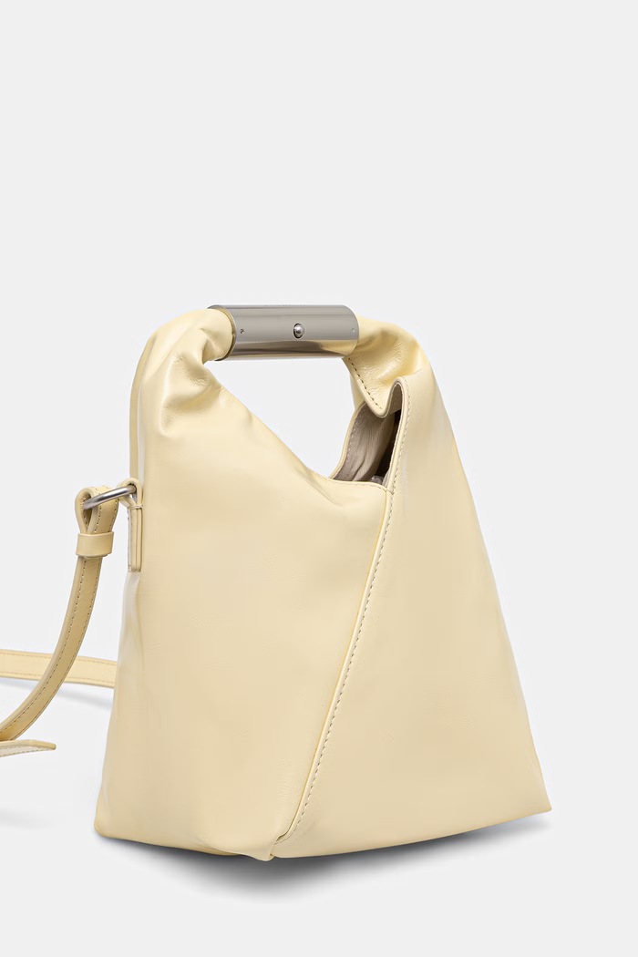 MM6 Maison Margiela torebka crossbody damska skórzana SB6WD0042.P7560 beżowy SS26