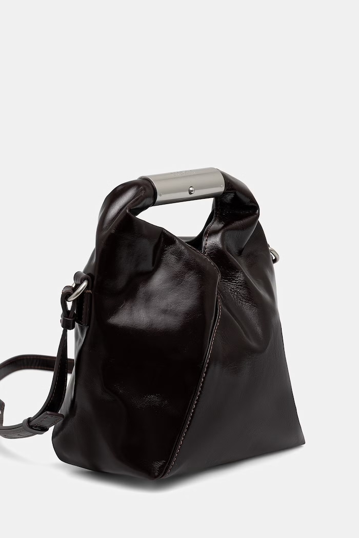 MM6 Maison Margiela torebka crossbody damska skórzana SB6WD0042.P7560 brązowy SS26