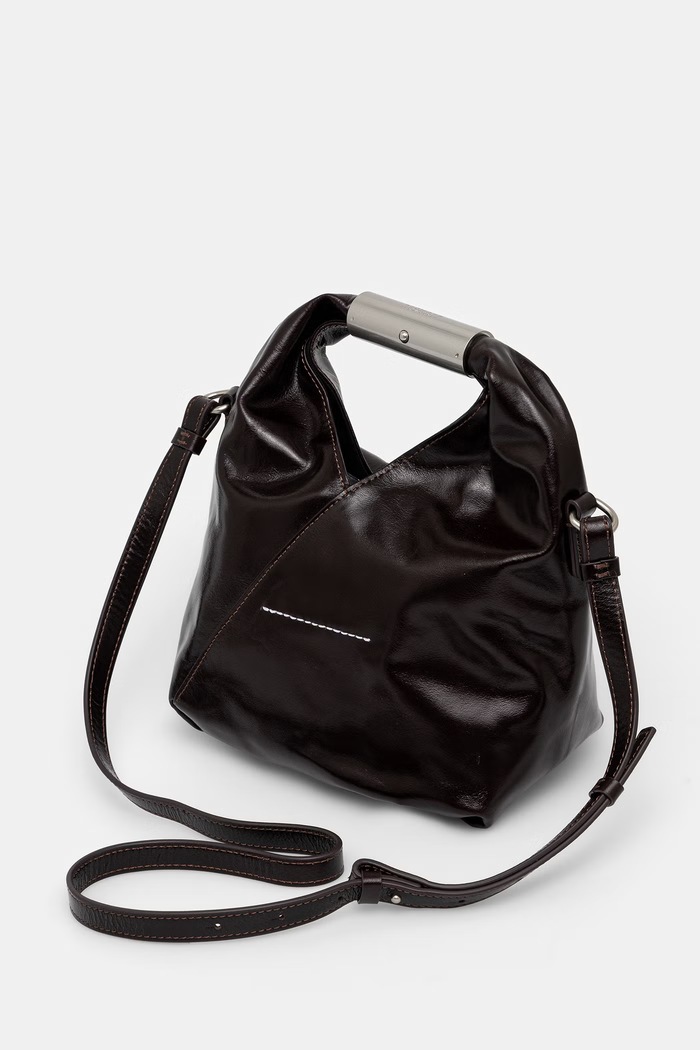 Akcesoria MM6 Maison Margiela torebka crossbody damska skórzana SB6WD0042.P7560 brązowy