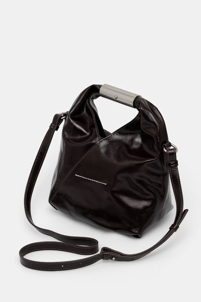 Akcesoria MM6 Maison Margiela torebka crossbody damska skórzana SB6WD0042.P7560 brązowy