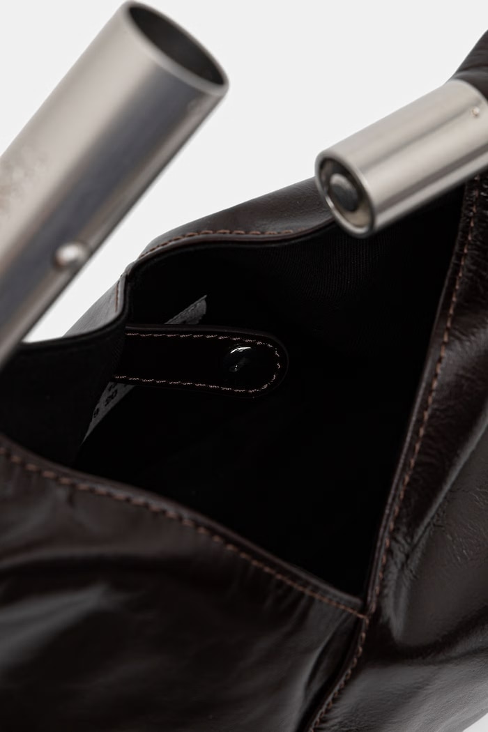 MM6 Maison Margiela torebka crossbody damska skórzana SB6WD0042.P7560 brązowy