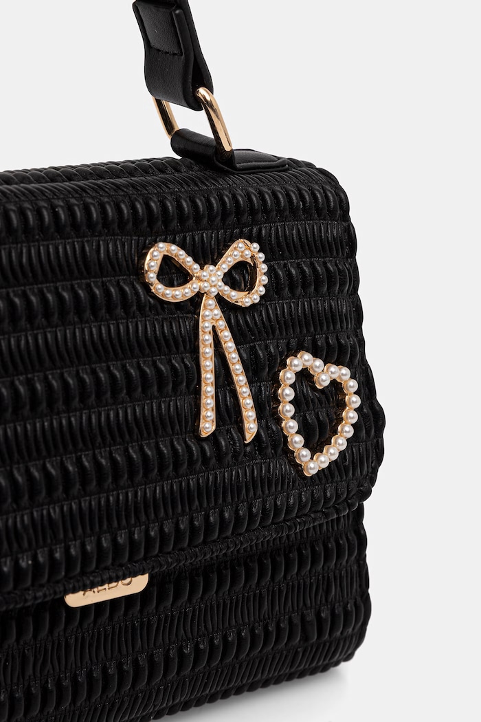 Aldo geantă crossbody pentru femei, din imitație de piele KAASIEN negru KAASIEN.005