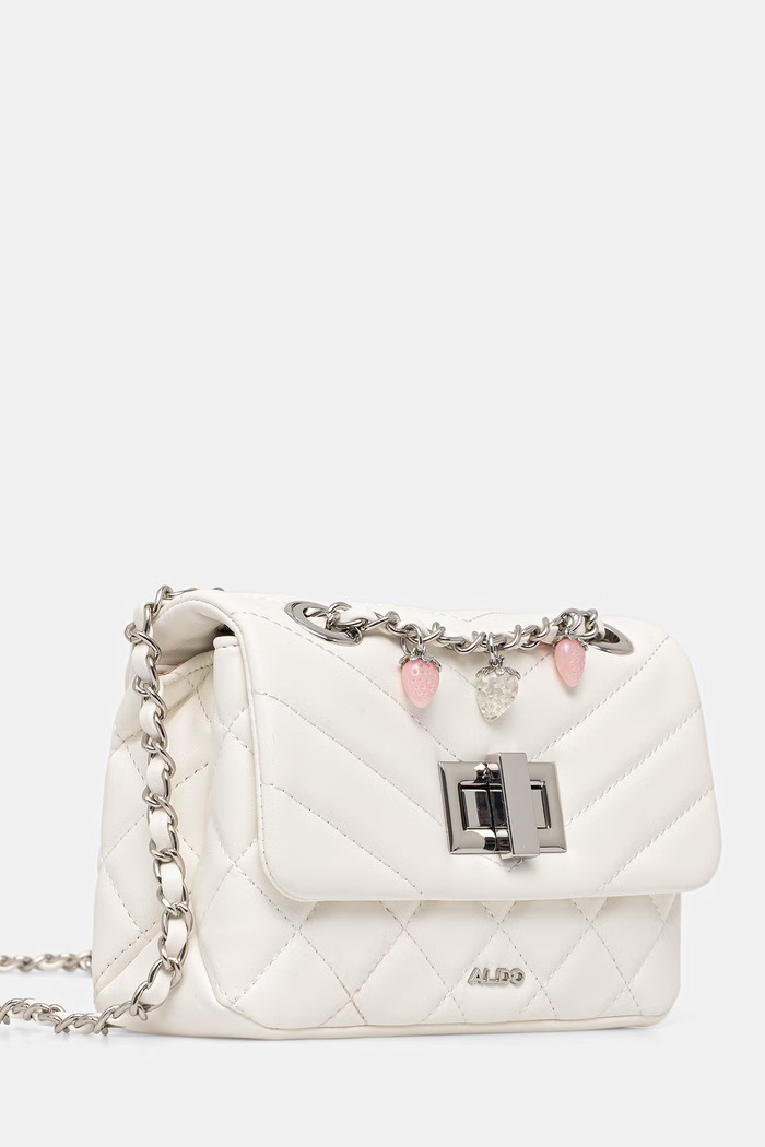 Aldo crossbody kabelka dámska z imitácie kože ALNILAM ALNILAM.110 biela SS26