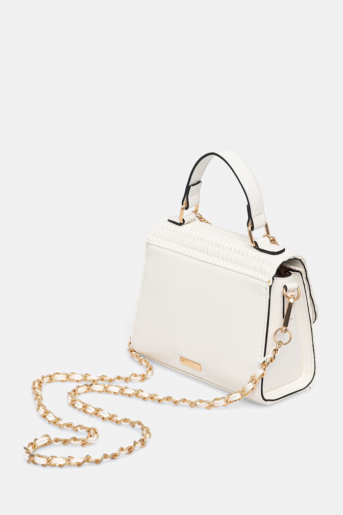 Doplnky Aldo crossbody kabelka dámska z imitácie kože KAASIEN KAASIEN.100 biela