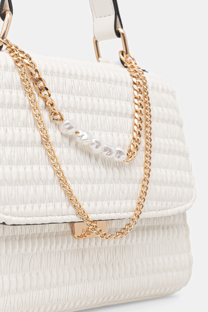 Aldo crossbody kabelka dámska z imitácie kože KAASIEN biela KAASIEN.100