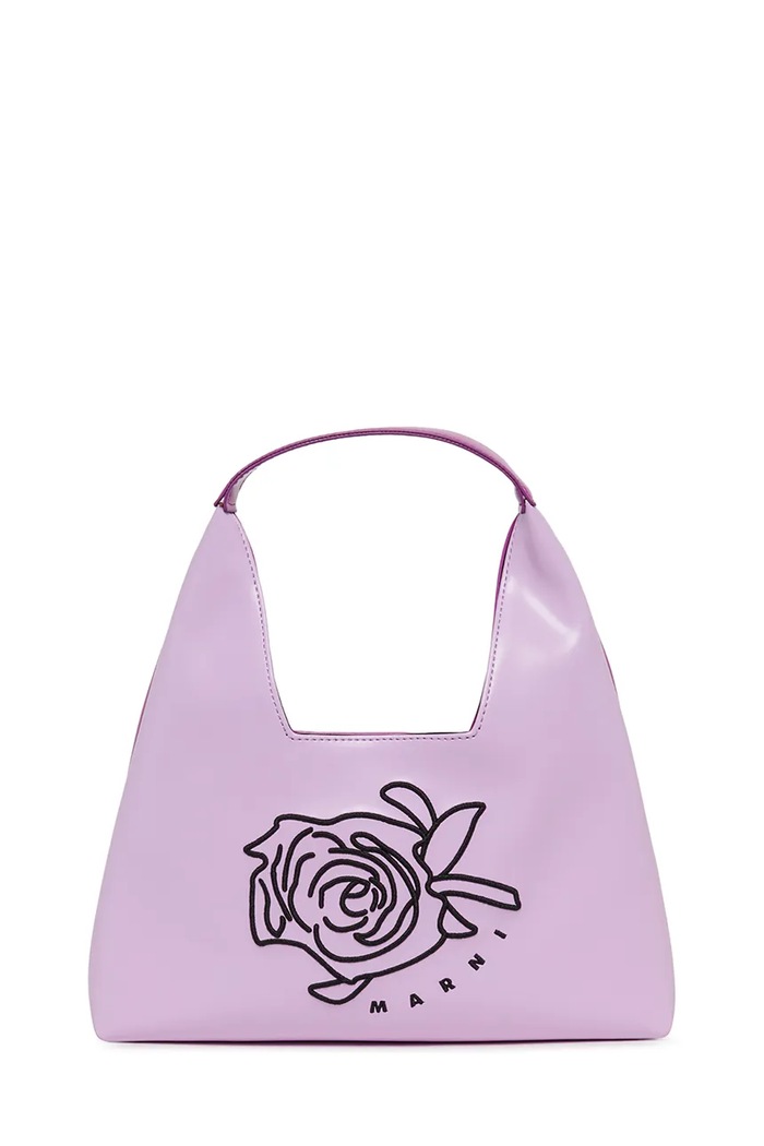 Παιδική τσάντα Marni MW114F DIAMOND BAG BAGS απομίμηση λείου δέρματος μωβ M01837.M00TK