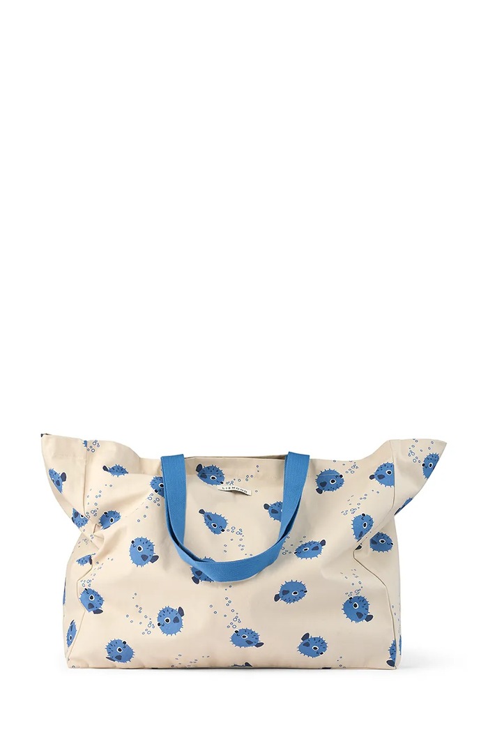 Liewood torebka bawełniana dziecięca Maxi Totebag mieści A4 beżowy LW14739.PPY2