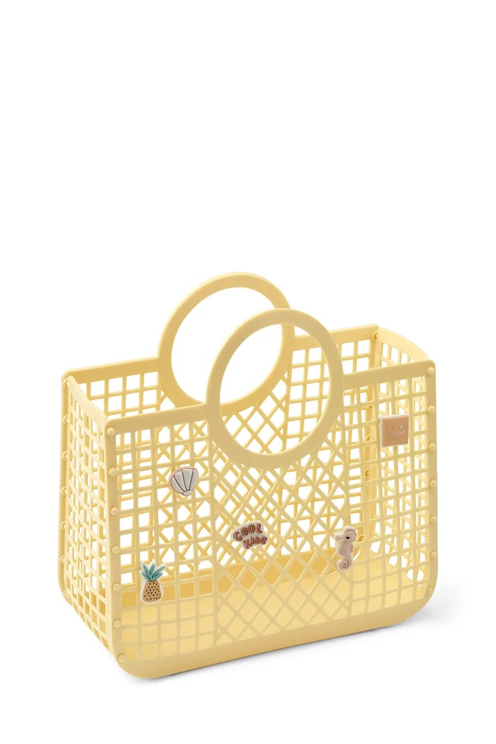 Detská kabelka Liewood Samantha Basket With Charms LW19904.PPY2 žltá SS26