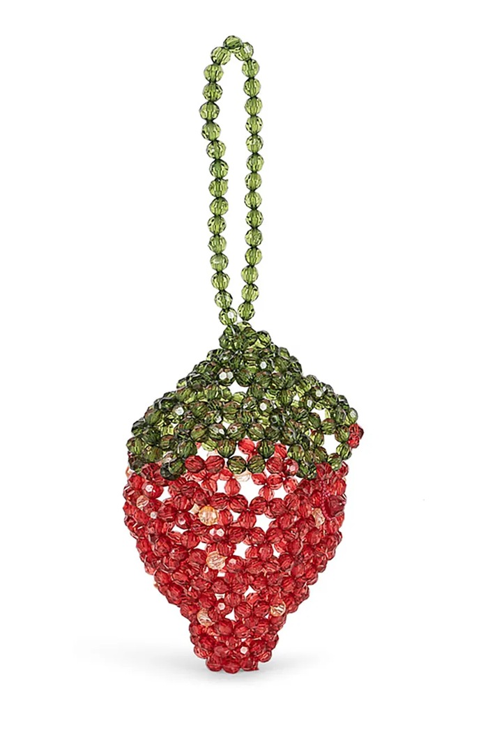 Konges Sløjd torebka dziecięca PERLA STRAWBERRY PURSE KS105030.PPY2 czerwony SS26
