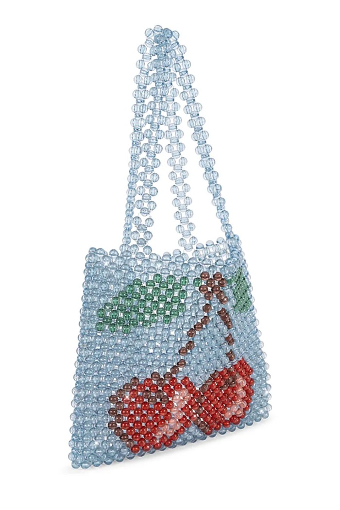 Dievča Konges Sløjd detská kabelka CHERRY PERLA BAG KS104724.PPY2 modrá